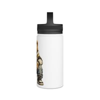 Image 4 of Hip Hop Teddy Bear Stainless Steel Water Bottle