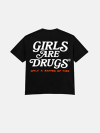 Image 2 of GIRLS ARE DRUGS®  "SHEDEUR SANDERS" TEE - BLACK
