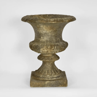 Image 1 of Patina Footed Urn