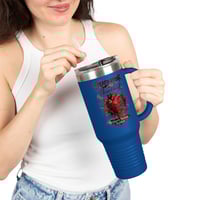 Image 7 of Splatterpunk with a Heartbeat Insulated Mug 40oz