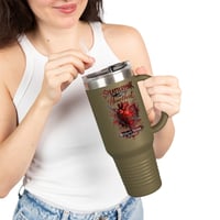 Image 5 of Splatterpunk with a Heartbeat Insulated Mug 40oz