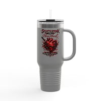 Image 4 of Splatterpunk with a Heartbeat Insulated Mug 40oz