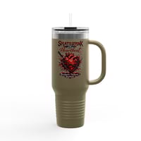 Image 6 of Splatterpunk with a Heartbeat Insulated Mug 40oz