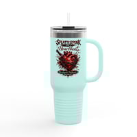 Image 10 of Splatterpunk with a Heartbeat Insulated Mug 40oz