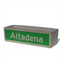 Altadena Concrete Street PLAnter