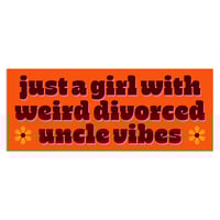 Image 1 of Divorced Uncle Vibes Sticker