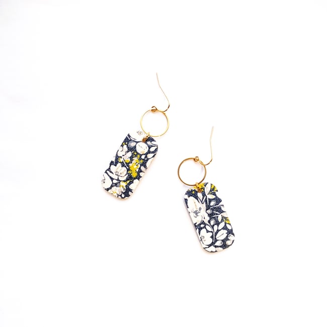 Aileen Leather Earrings 
