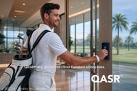 Image 4 of QASR® NFC Silicone Wristband – Waterproof, Adjustable