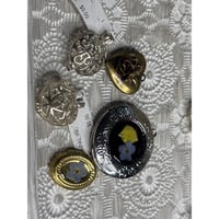 Image 1 of 5 Lockets Oval, Round, Message/Prayer/Fragrance, 2 NWT