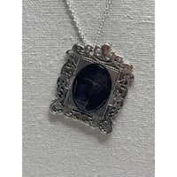 Image 2 of Dandelion Seed Pendant: Make a Wish, Silver Filigree with Silver Chain