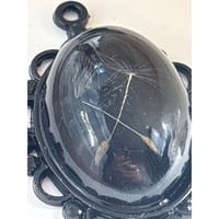 Image 1 of High Dome Dandelion Seed Pendant Necklace: Make a Wish, Handmade in San Diego
