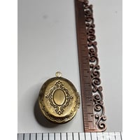 Image 2 of Photo Locket: Real Yellow Pressed Flower Memorial Jewelry Handmade in San Diego