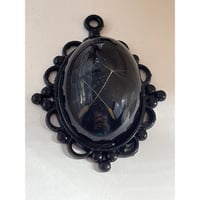 Image 4 of High Dome Dandelion Seed Pendant Necklace: Make a Wish, Handmade in San Diego