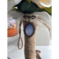 Image 4 of Dandelion Whisper Bowknot Brooch: Make a Wish, Share a Memory Bridal Bouquet Something Blue