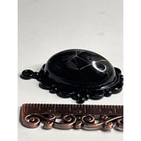 Image 5 of High Dome Dandelion Seed Pendant Necklace: Make a Wish, Handmade in San Diego