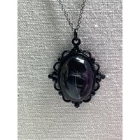 Image 2 of Single Dandelion Wish Necklace – High-Dome Resin Pendant, 18×25mm – Handcrafted in San Diego