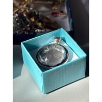 Image 1 of Make a Wish: Dandelion Seed Resin Pendant Handmade in San Diego