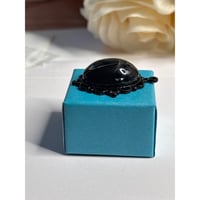 Image 3 of Single Dandelion Wish Necklace – High-Dome Resin Pendant, 18×25mm – Handcrafted in San Diego