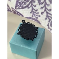 Image 4 of Keepsake Pendant | Real Pressed Purple Flower | Mourning Jewelry | Bridal Bouquet Charm