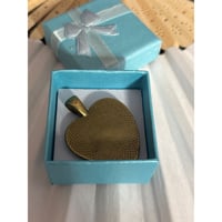 Image 6 of Dandelion Seed Jewelry: Heart-Shaped Pendant Necklace Cottagecore