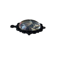 Image 5 of Handmade Dandelion Seed Filagree Pendant: Mourning Jewelry, Make a Wish, Unique Gift