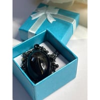 Image 9 of Single Dandelion Wish Necklace – High-Dome Resin Pendant, 18×25mm – Handcrafted in San Diego