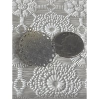 Image 4 of Handmade Silver Pendant With Dried Flowers &amp; "Thats What Friends Are For" Quote