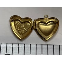 Image 3 of Customized Mini Heart Floral Locket | Choose Your Flower Color | Valentine Gift | Brass