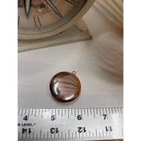 Image 4 of Rose Gold Photo Locket | Red Poppies | 25mm Circle