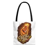 Image 1 of Clock That Tea Tote Bag