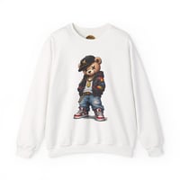Image 1 of Street Drip Teddy Crewneck Sweatshirt