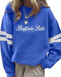 Image 2 of Mignardi Studios Varsity Buffalo Bills Heritage Sweater