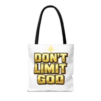 Image 4 of Don't Limit God Tote Bag