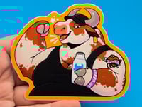 Milk Bull Sticker