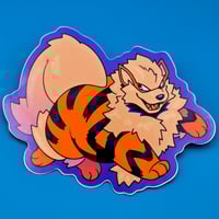 Running Arcanine Sticker