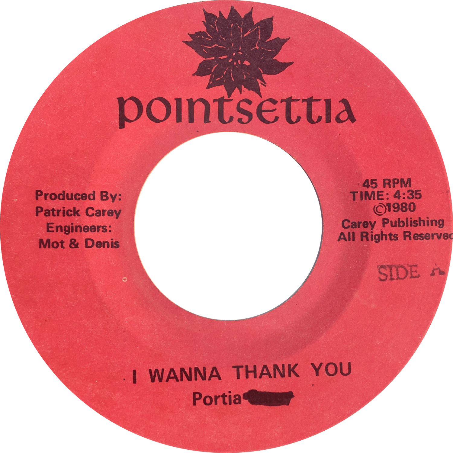 Image of  Portia 45 - original  stock copies 