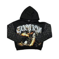 Image 1 of Mixed Emotion Baby Angel hoodie(Black)