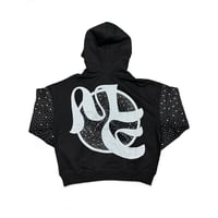 Image 2 of Mixed Emotion Baby Angel hoodie(Black)