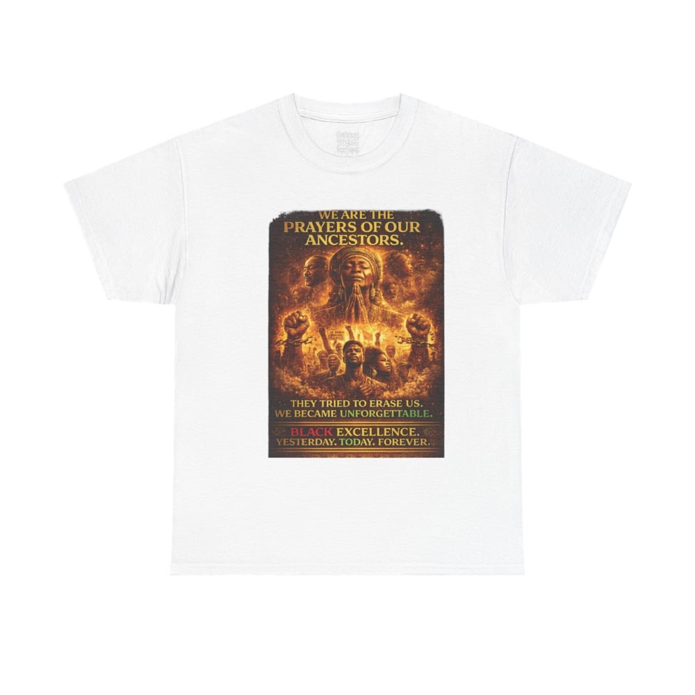 Image of Black History Tribute T‑Shirt — 'We Are the Bravers of Our Ancestors' Graphic Tee