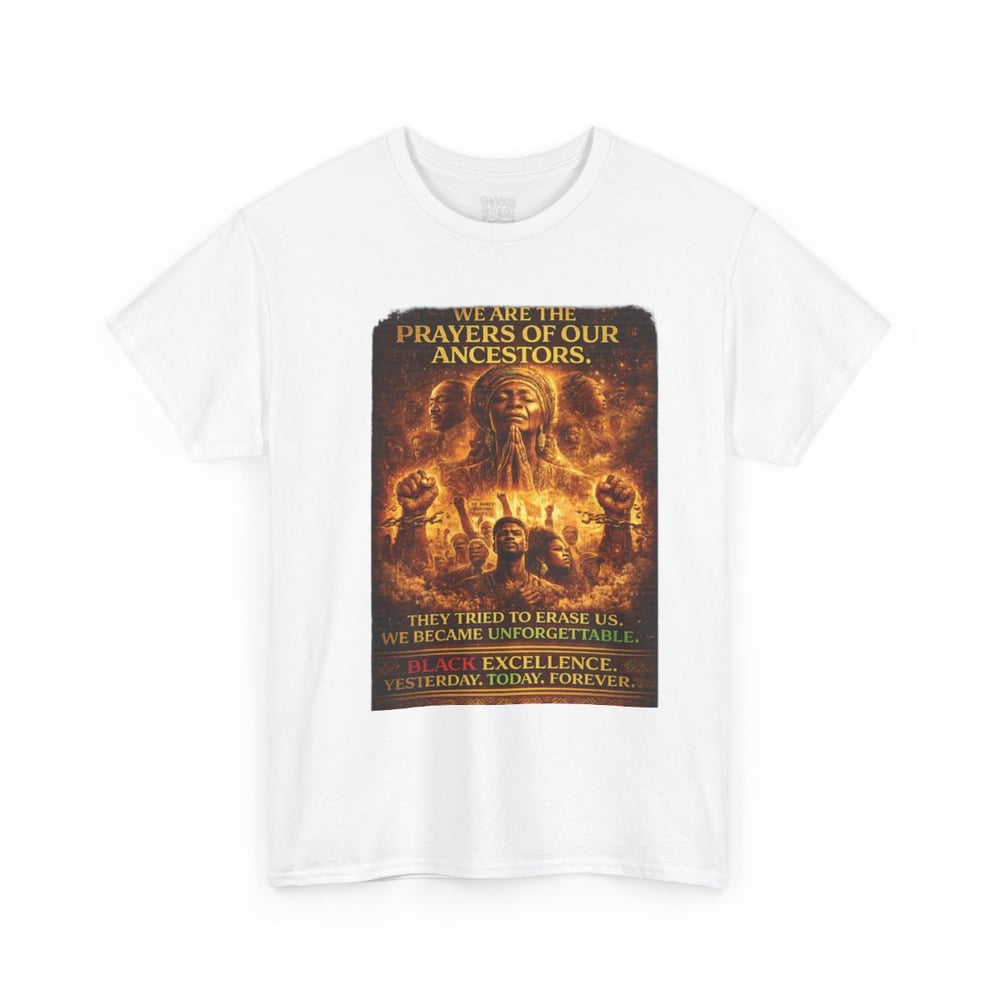 Image of Black History Tribute T‑Shirt — 'We Are the Bravers of Our Ancestors' Graphic Tee