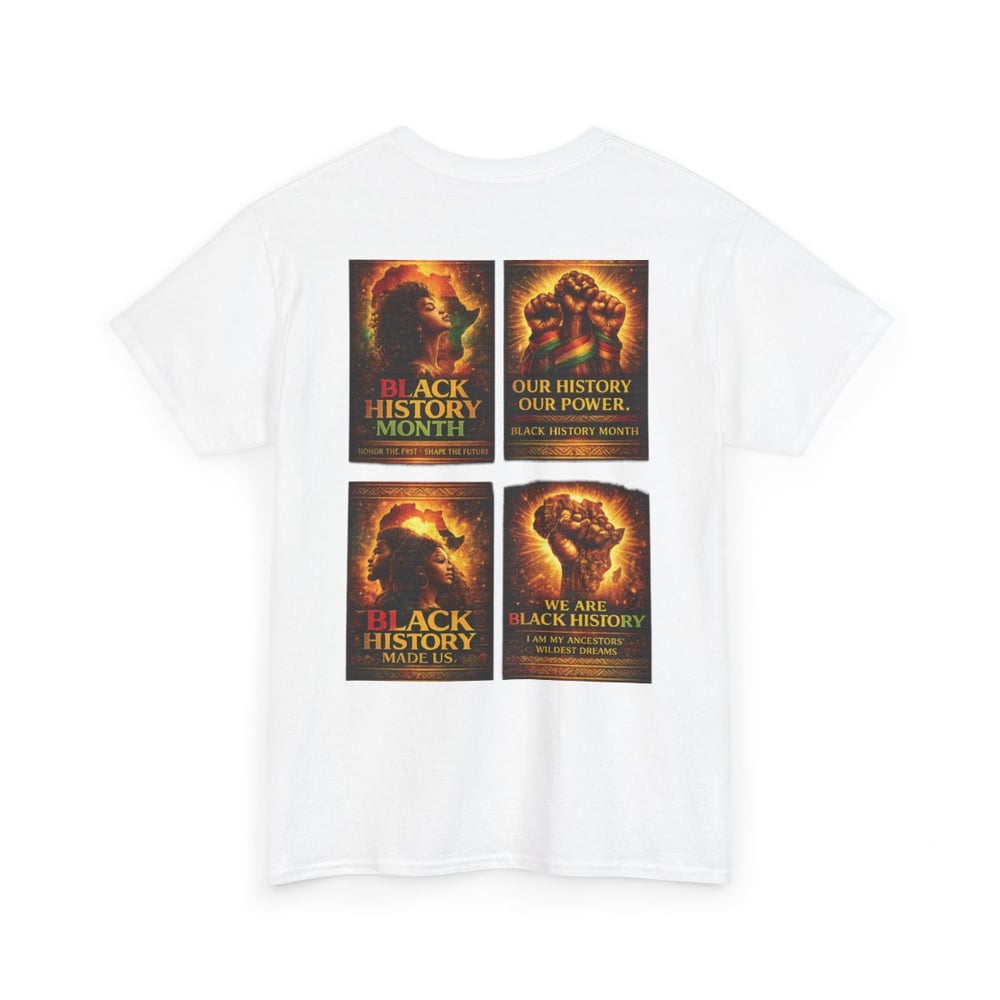 Image of Black History Tribute T‑Shirt — 'We Are the Bravers of Our Ancestors' Graphic Tee