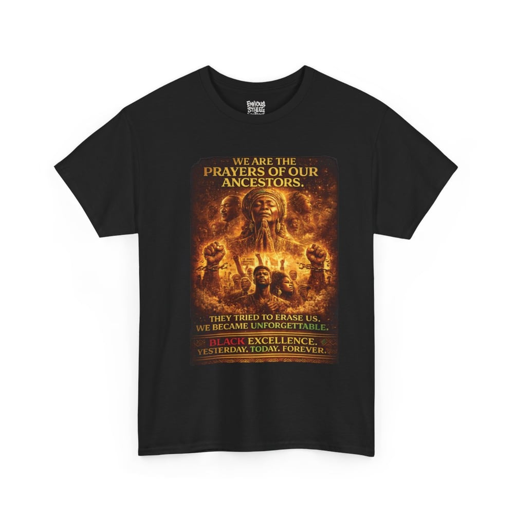 Image of Black History Tribute T‑Shirt — 'We Are the Bravers of Our Ancestors' Graphic Tee