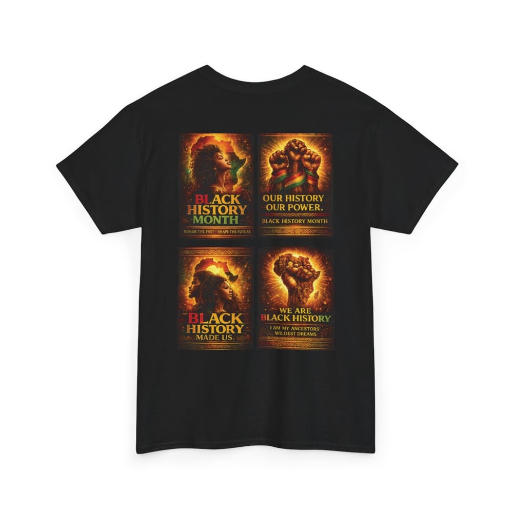 Image of Black History Tribute T‑Shirt — 'We Are the Bravers of Our Ancestors' Graphic Tee