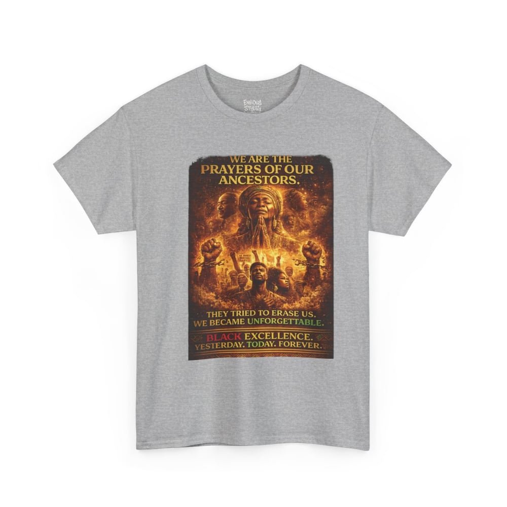 Image of Black History Tribute T‑Shirt — 'We Are the Bravers of Our Ancestors' Graphic Tee