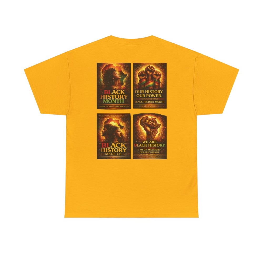 Image of Black History Tribute T‑Shirt — 'We Are the Bravers of Our Ancestors' Graphic Tee