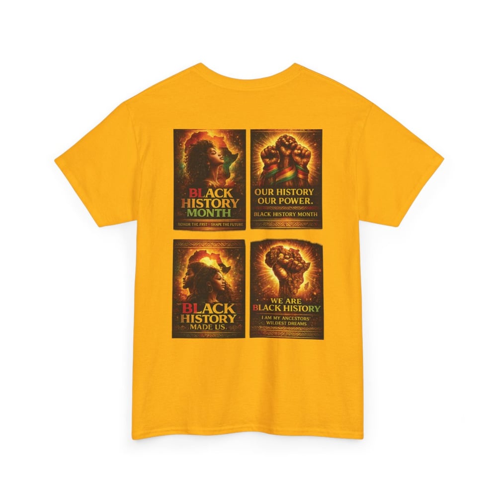 Image of Black History Tribute T‑Shirt — 'We Are the Bravers of Our Ancestors' Graphic Tee