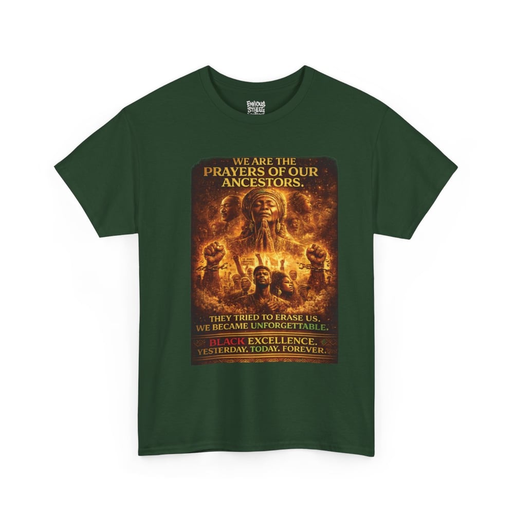 Image of Black History Tribute T‑Shirt — 'We Are the Bravers of Our Ancestors' Graphic Tee