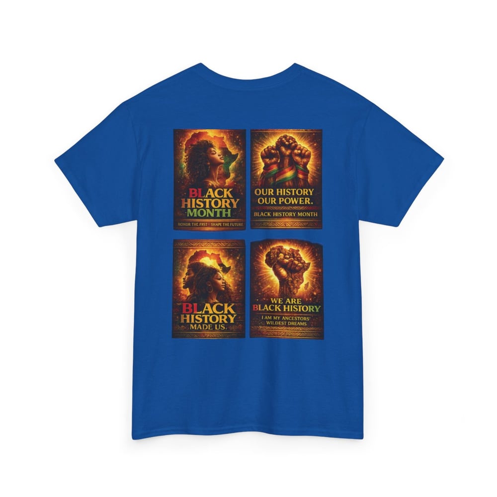 Image of Black History Tribute T‑Shirt — 'We Are the Bravers of Our Ancestors' Graphic Tee