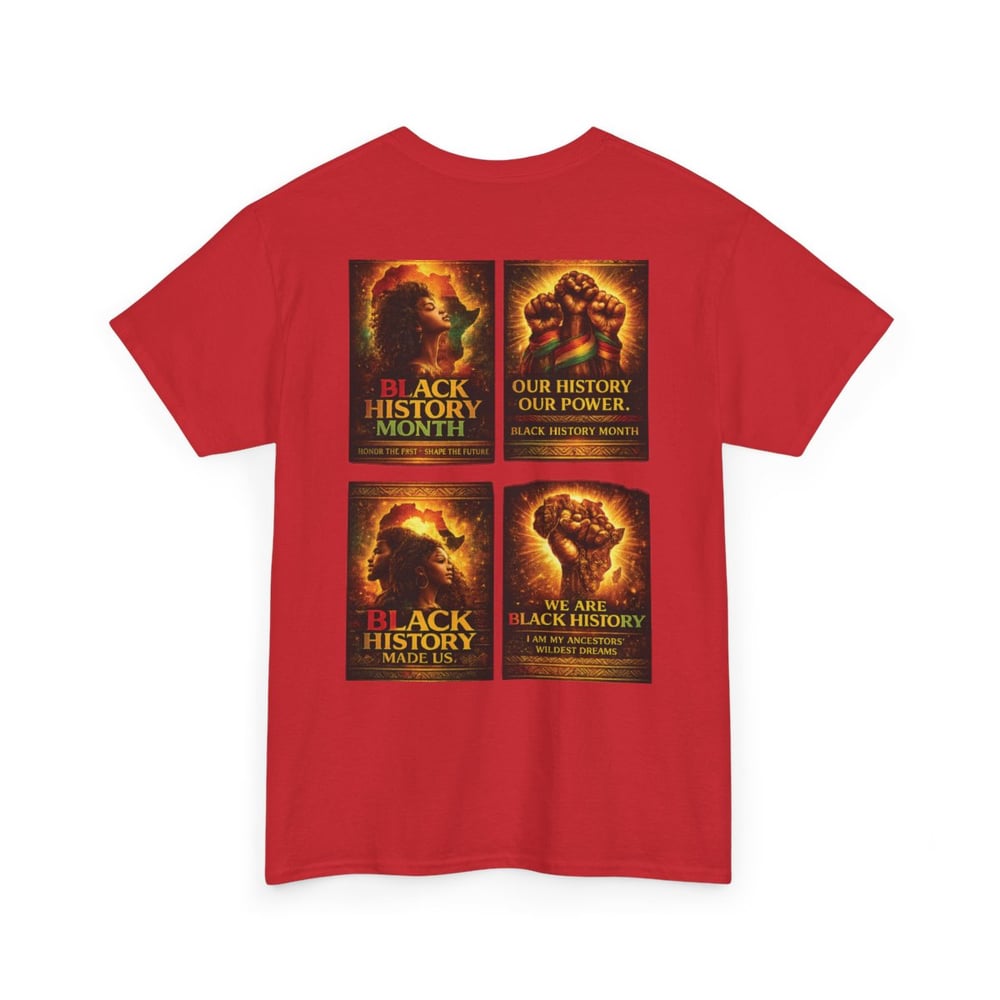 Image of Black History Tribute T‑Shirt — 'We Are the Bravers of Our Ancestors' Graphic Tee