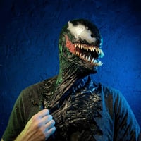 Image 2 of Venom Mask – Silicone Realistic Full Head Cosplay Mask